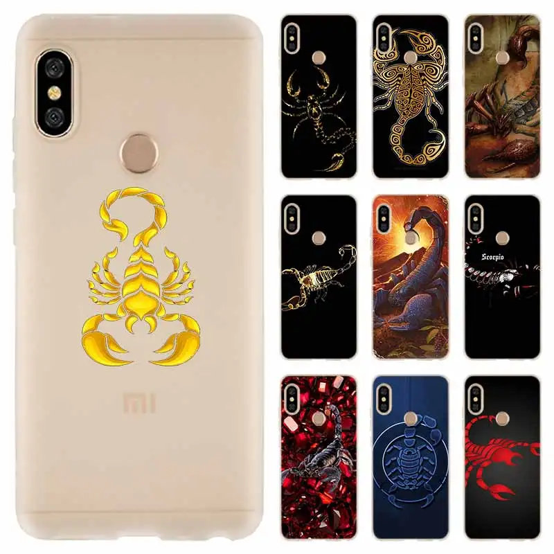 

Cover For Xiaomi Redmi Note 7 6 5 4 3 pro Case for Redmi 7a 6a s2 5a 5 Plus 4a 4x K20 Pro Animal crab scorpion Cute