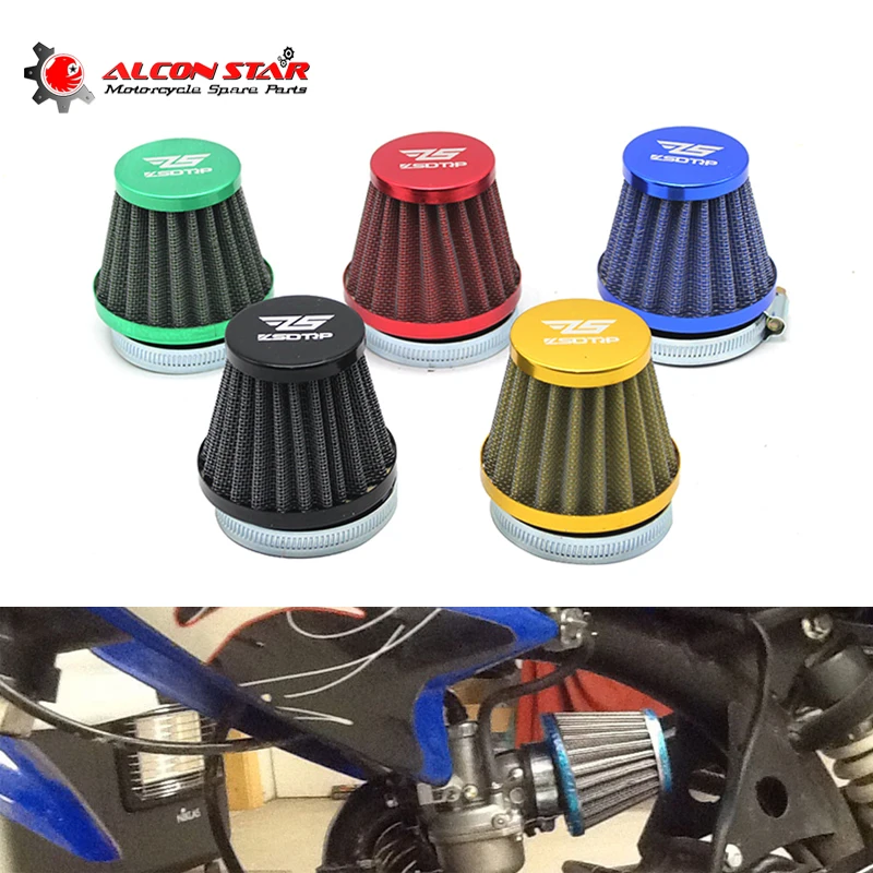 

Alconstar- 55mm Motorcycle Carburetor Air Filter Adapter Intake Pipe For 32 34mm MIKUNI OKO KOSO KEIHIN PWK Carburetor Cleaner