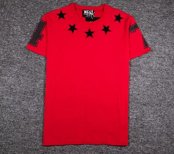 Новая новинка 19ss мужские модные футболки с принтом 7 4 kanye высокие хип хоп