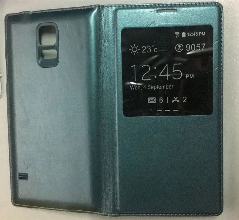 Кожаный чехол для Samsung Galaxy S5 SV I9600 9600 с функцией сна и микросхемой IC|case for samsung galaxy|case