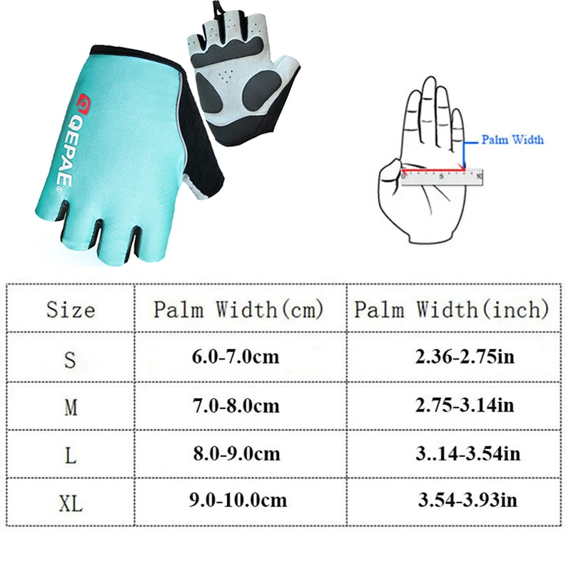 Qepae велосипедные перчатки без пальцев перчатки ночь Светоотражающие перчатки Для мужчин Для женщин Нескользящие велосипедные перчатки с гелем дышащие подушки