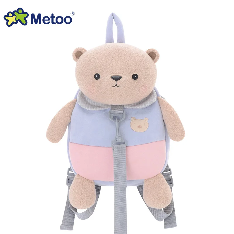 

30cm Metoo Stuffed Plush Animal Kids Baby Bags Cartoon Doll Toy Children Shoulder Bag for Kindergarten Rabbit Plush Backpacks
