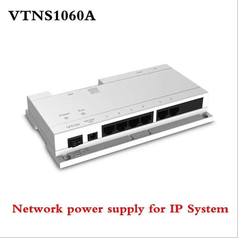 Dahua VTNS1060A видеодомофон POE переключатель для ip-системы подключение Макс 6 внутренних мониторов с кабелем Cat 5e для vto2000a