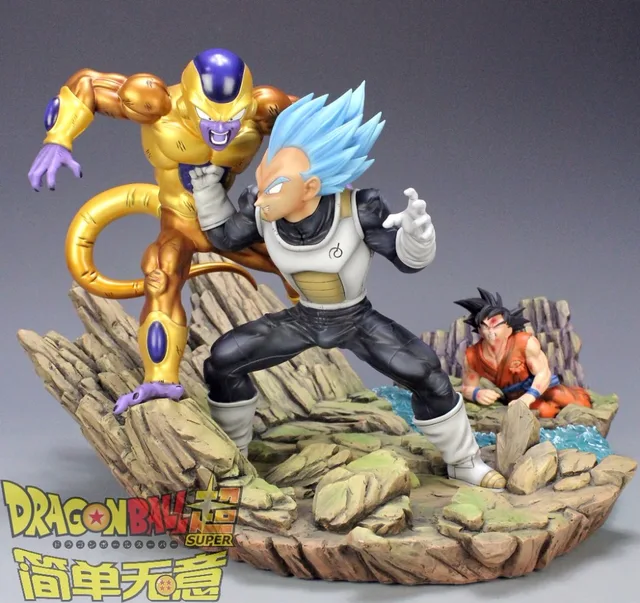 Dragon Ball Z Figure Vegeta Vs Golden Freeza Resin MRC