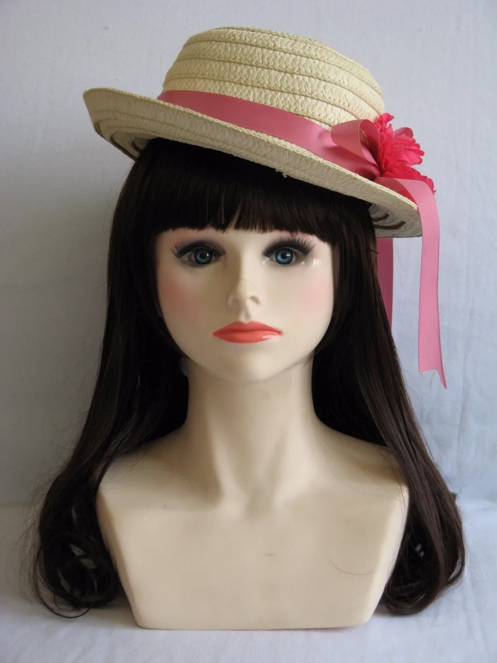 

Realistic Female Mannequin Head, Plastic Manikin Dummy Heads,Wig Head