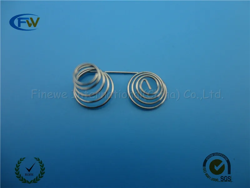 Manufacturer Alloy steel remote control battery spring with zinc plated