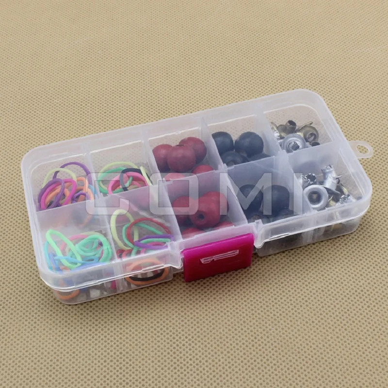 

10 Parts Storage Box Accessories Storage Box Polymer Clay Box Removable Assembly Box