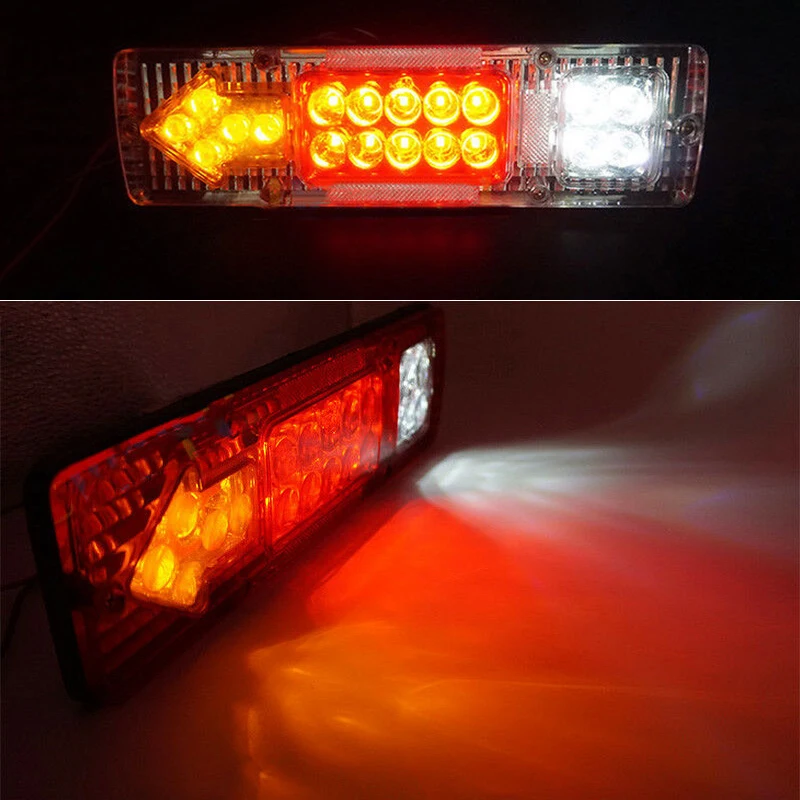 

Universal 12V Trailer Tail Lights19 LED Waterproof Caravans Truck Trailer LED Rear Tail Light Brake Light or Signal Lights