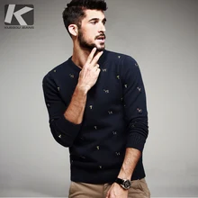 2017 Spring Mens Fashion Sweaters Embroidery Letter Horse Knitted Brand Clothing Man’s Slim Knitwear Pullovers Knitting Clothes