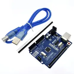 WAVGAT высокого качества один Комплект UNO R3 (CH340G) MEGA328P для Arduino UNO R3 + кабель USB ATMEGA328P-AU развитию