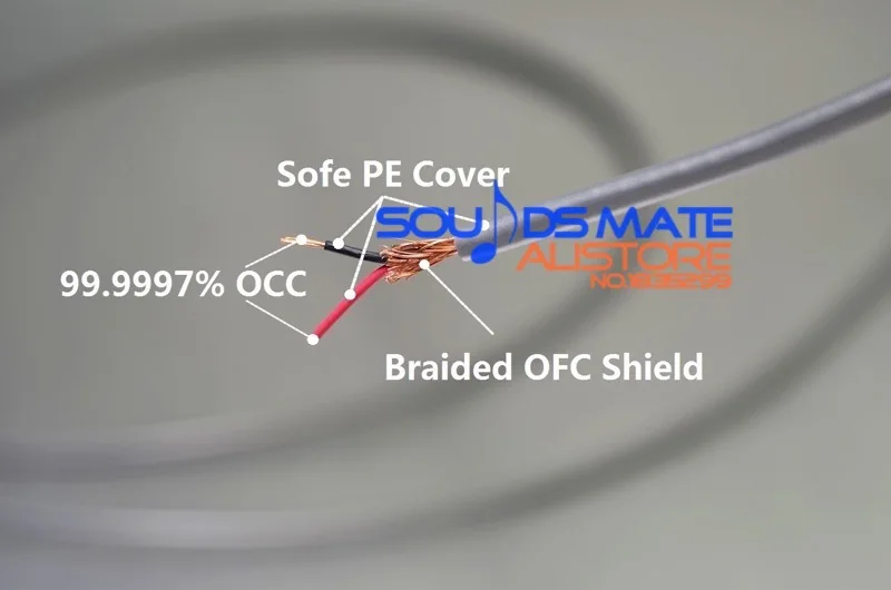 Replacement Audio Upgrade 5N OCC Cable For SHURE SRH 840 940 440 750 Headphone 1 5M 5M Custom Wire Length
