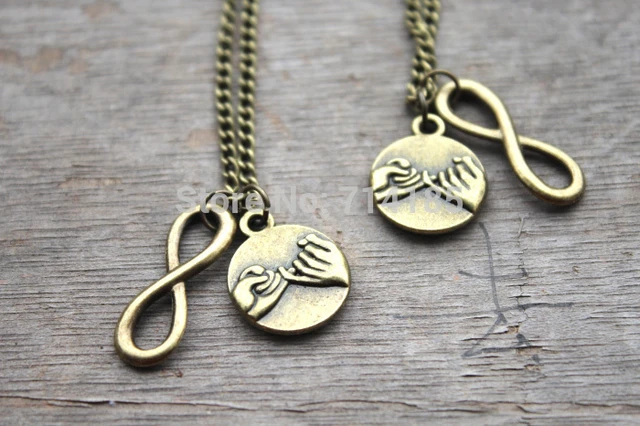 Gold Plated Or Sterling Silver Pinky Promise Necklace By Hurleyburley |  notonthehighstreet.com