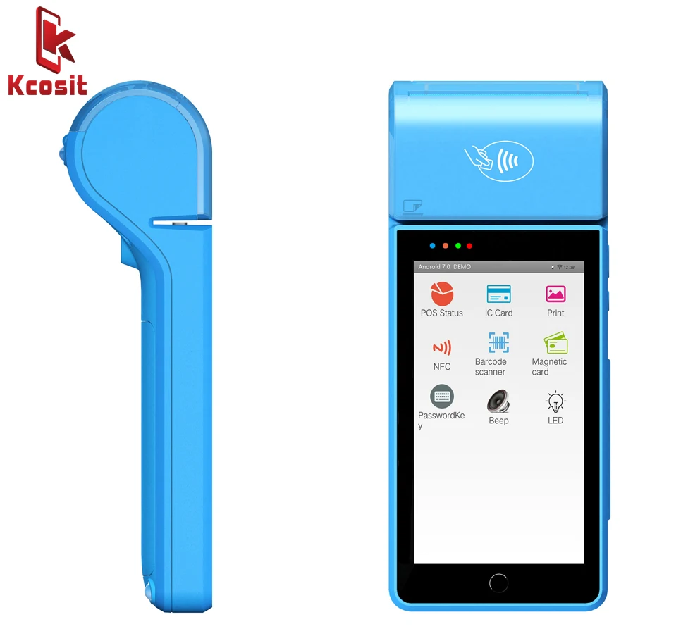 Payment POS Terminal Handheld Printer IC Magnetic Card ...