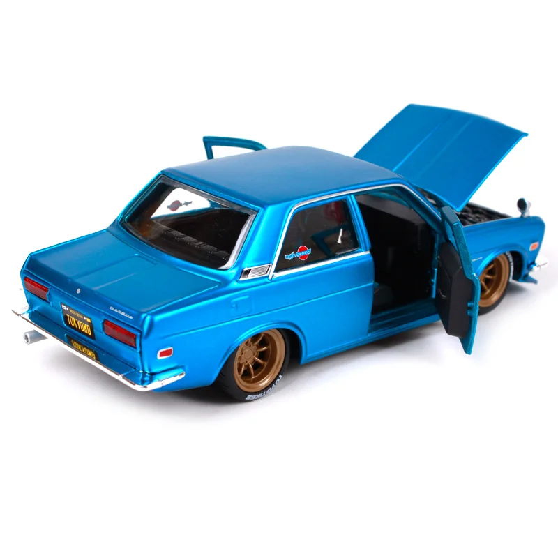 Модель автомобиля Maisto 1:24 1971 DATSUN 510 модель под давлением в ретро стиле новая