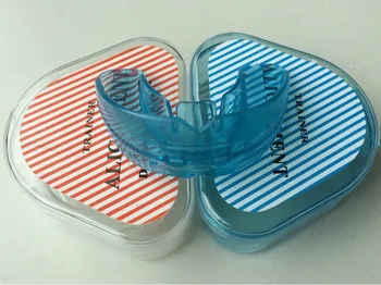 

2016 New hot 2Pcs/lot Dental Tooth Orthodontic Appliance Trainer Alignment Braces Mouthpieces On Sale Teeth Care braces dental