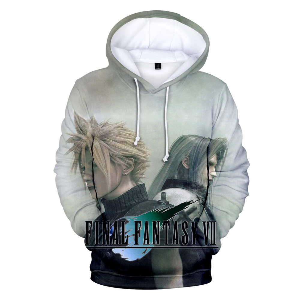 Men Hoodies Final Fantasy VII Sweatshirts Fans Pullover FF7 Game 3D Print Hoodie Men's Cool personality Streetwear Student Top Men Hoodies Final Fantasy VII Sweatshirts Fans Pullover FF7 Game 3D Print Hoodie Men's Cool personality Streetwear Student Top