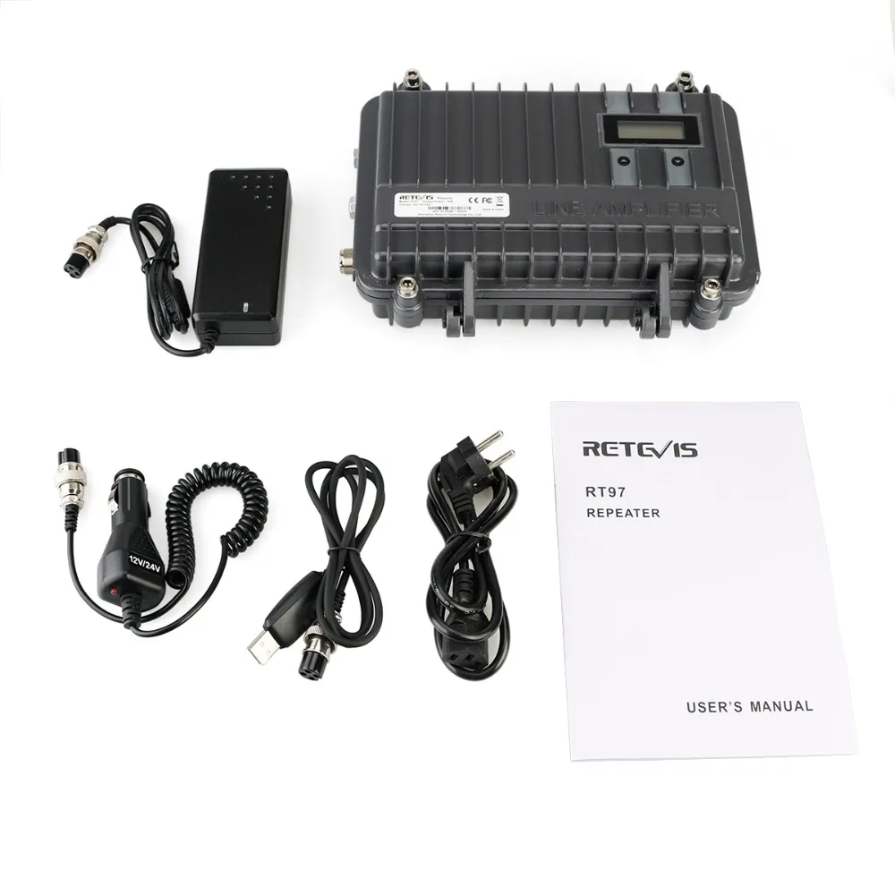 RETEVIS RT97 Portable Two Way Radio Repeater UHF 10W Mobile For Analog Walkie Talkie 10 Km Long Range Communication Solution