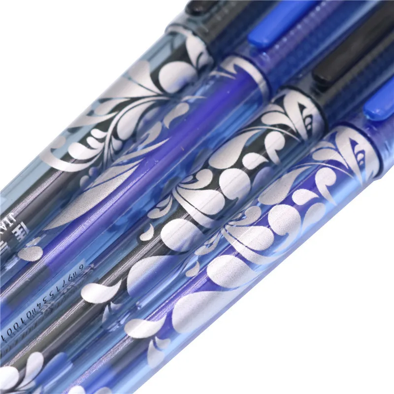 1 pcs Plastic Transparent erasable pen Gel pen For School Students Business Office classic supplies Nib thickness 0.5mm