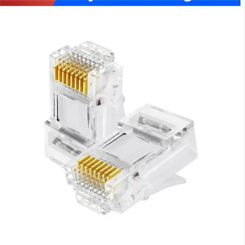 

connector cat6 rj 45 ethernet cable plug cat5e utp 8P8C cat 6 network 8pin unshielded modular cat.6 terminal easy pass