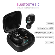 TWS XG12 Наушники Беспроводные Bluetooth 5,0 шумоподавление HD стерео IPX5 Wterproof игровые гарнитуры с микрофоном для телефона Bluetooth