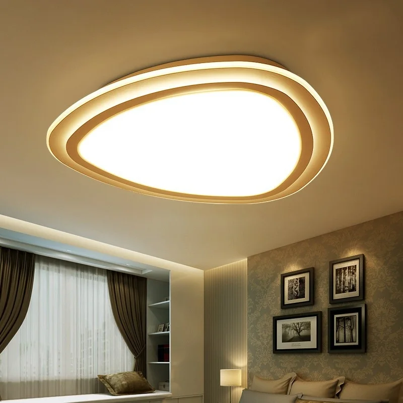 Luminária de teto em led com arte, 110 v 240v, para sala de estar