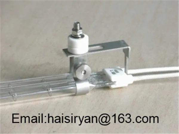 

customized 400w 350mm far Single tube Electric halogen IR quartz glass heater tube