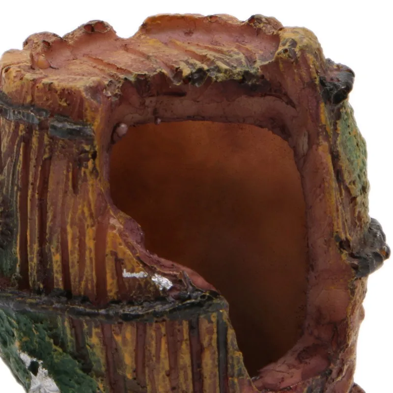 Баррель Аквариум рыб смолы украшение пещера озеленение интерьера-Y102