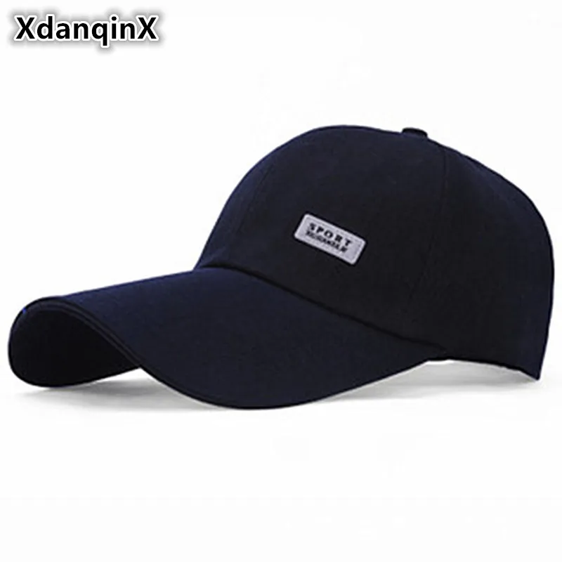 

Adult Men And Women Fashion Simple Cotton Baseball Caps Adjustable Head Circumference Tongue Cap Plus Long Eaves Couple Hats
