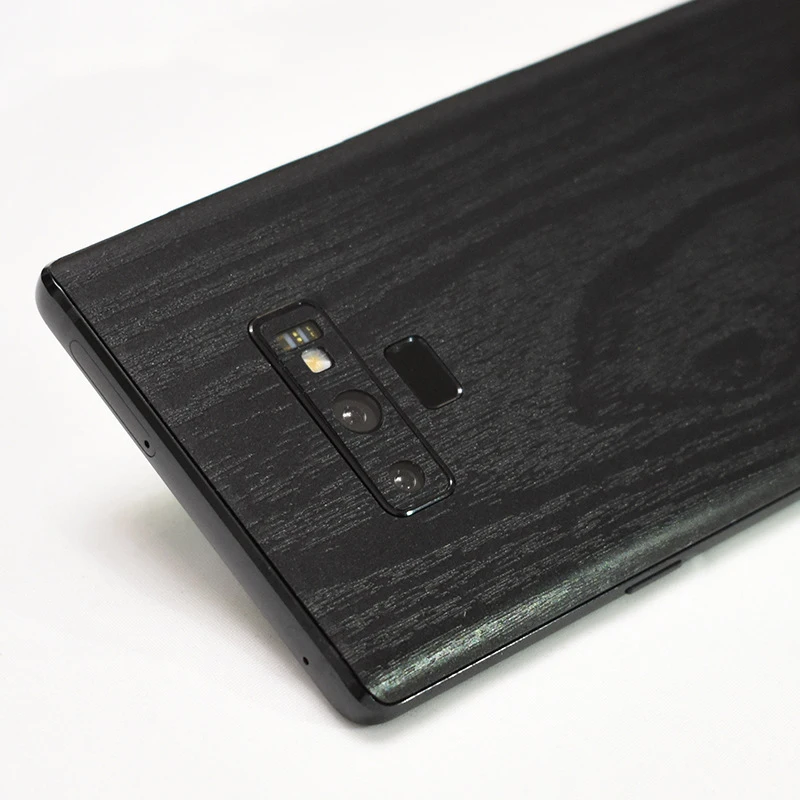 

Black Wood Grain Decorative For Samsung Galaxy Note 9 8 Note9 Phone Protector S8 S9 S10 Plus S10E Back Film Stickers