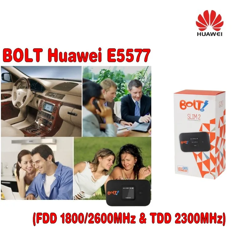 Мобильный Wi Fi роутер HUAWEI E5577 4G LTE с поддержкой FDD и TDD сети плюс двумя разъемами TS9 35