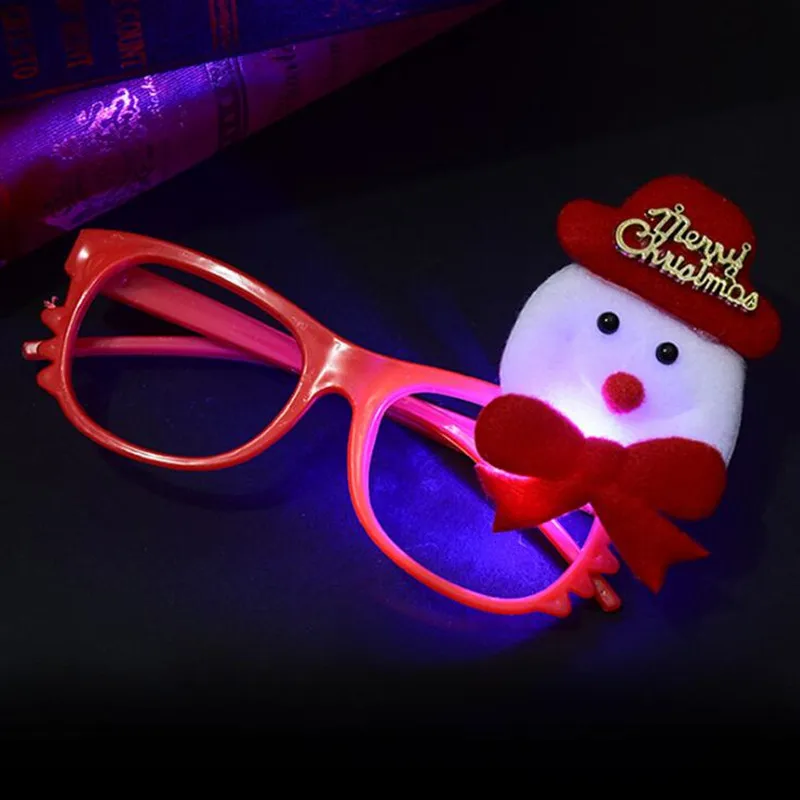 christmas led light up eye glasses frame eyewear light up glasses frames