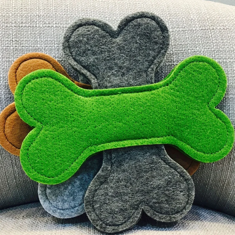 Pet Dog Toys Dog Chasing Bone Design Products Cross Bone Interactive Toy Puppy Small Tooth