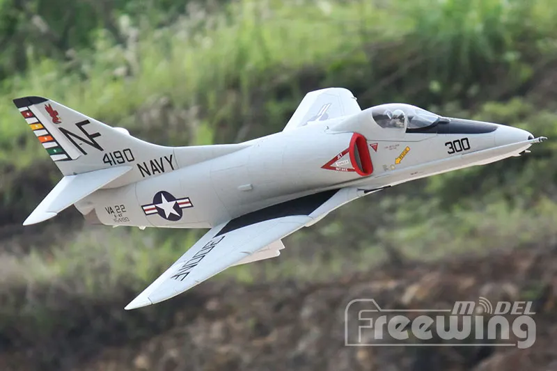 Freewing A-4E/F RC EDF Skyhawk самолет 80 мм EDF Vec пульт дистанционного управления PNP модель самолета самолет с неподвижным крылом