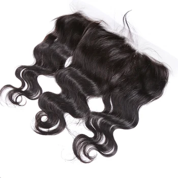 

Halo Hair Body Wave Lace Frontal Closure With Baby Hair 13x4 Ear To Ear Pre-Plucked 100% Remy Brazilian Hair