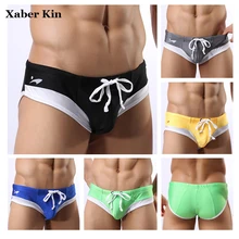 Xaber Kin мужские плавки для плавания мужские Плавки пляжная одежда мужские купальные костюмы Мужской купальный костюм S-M-L G43-K451