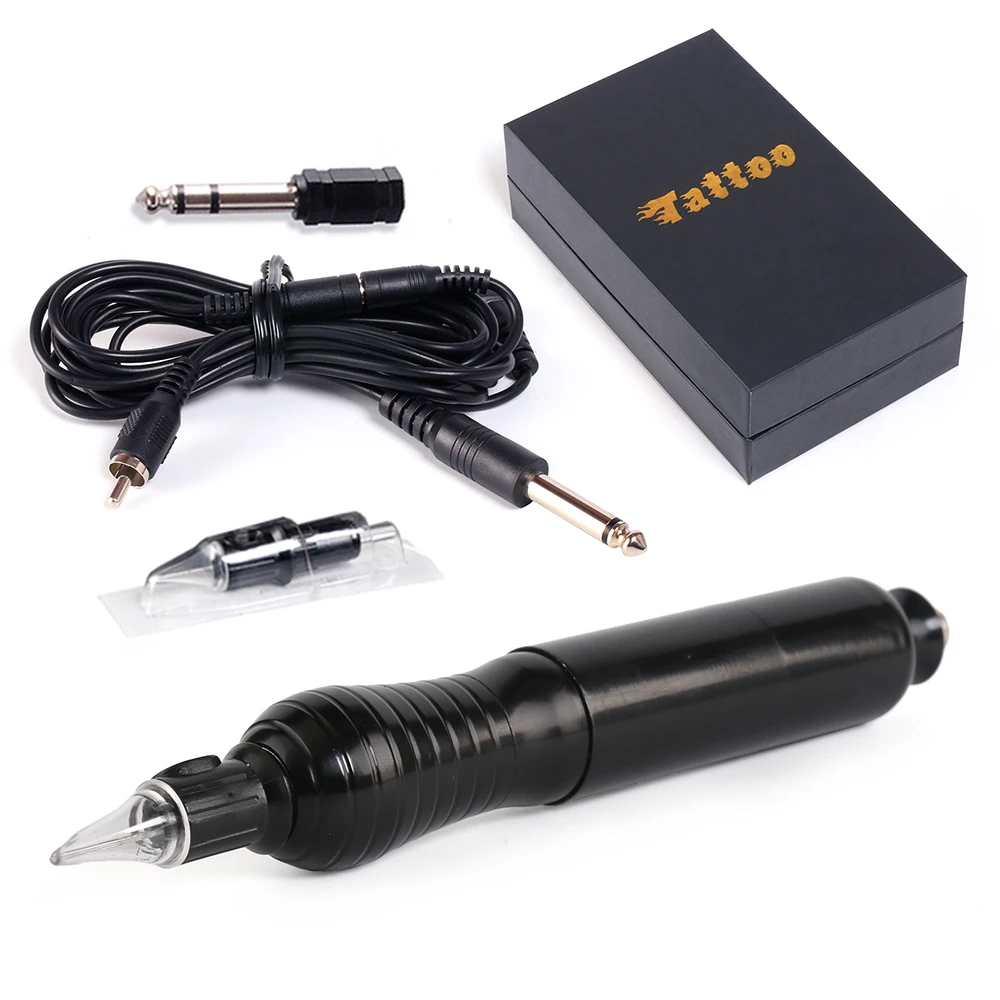 

Adjustable Aluminum Rotary Tattoo Machine Pen 9500R/M For Permanent Make Up Needle Cartridges Tattoo Body&Art EM102