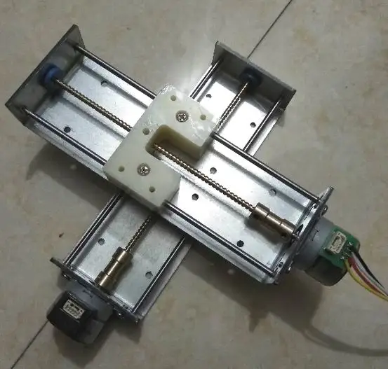 

3pcs/lot Y27-100C 2 phase 4 wire deceleration stepper motor stroke 100mm