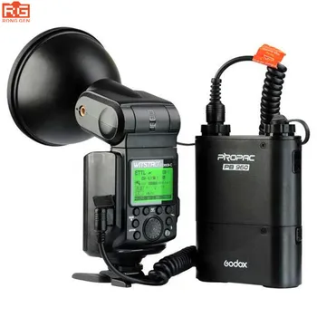 

Godox WITSTRO AD360II TTL 360W/S Wireless Power Control Outdoor Flash Light + PB960 Power Battery Pack Kit Black for Nikon