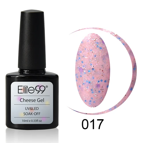 Elite99 гель для ногтей Candy Sandy Shimmer Профессиональный долговечный впитывающий УФ светодиодный Гель-лак для ногтей 10 мл - Цвет: 17