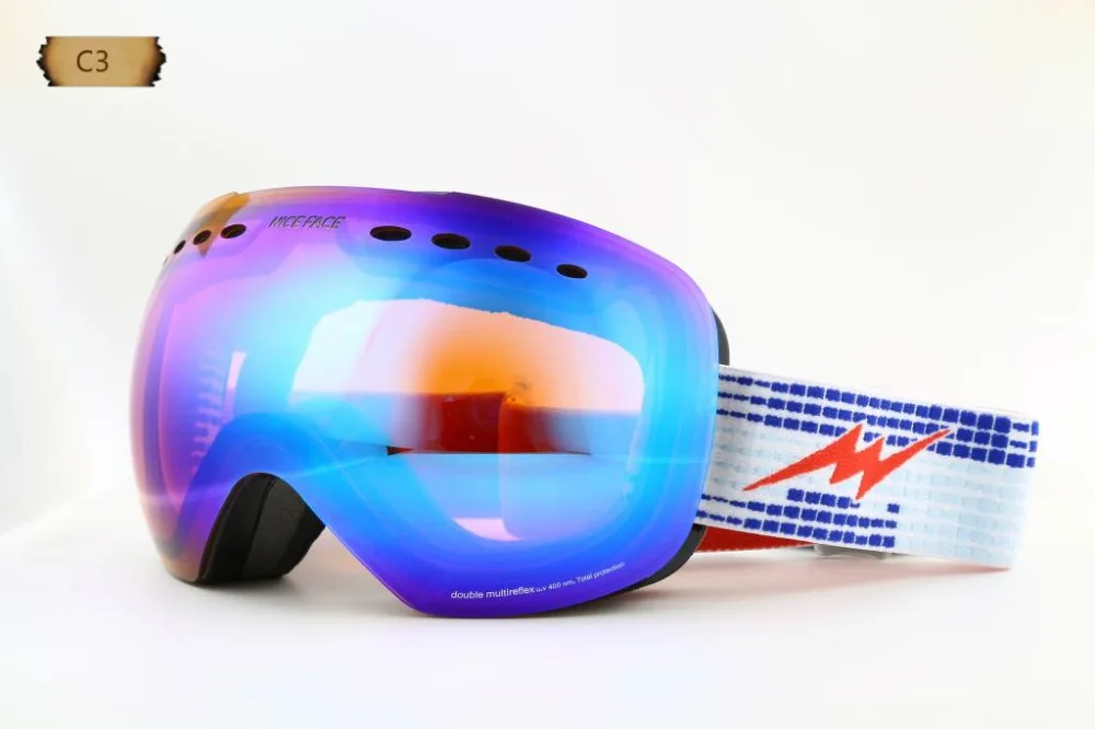 esqui camadas duplas uv400 anti-nevoeiro adulto snowboard