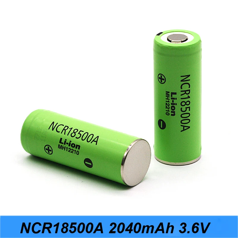 Оригинальная Аккумуляторная батарея 3,6 V 18500 NCR18500A 2040mAh для литиевой батареи Panasoniic 18500 3,7 v