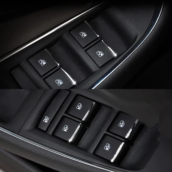 

7Pcs/set Auto Car Window Lift Button Switch Decoration Sequins Trim Cover Styling For Chevrolet Cruze 2010-2014