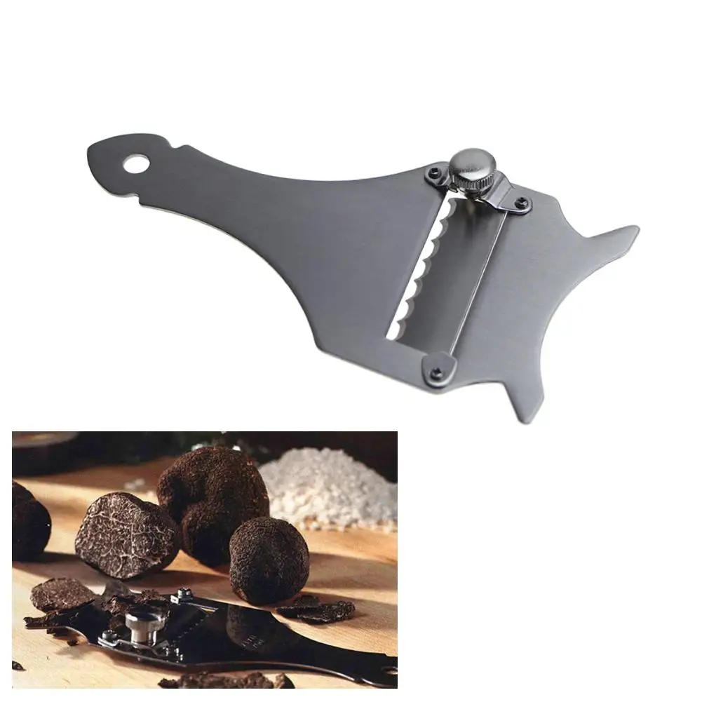 

Stainless Steel Truffle Planer Cheese Chocolate Slicer Ox-Head Shaped Tooth Shaped Planer