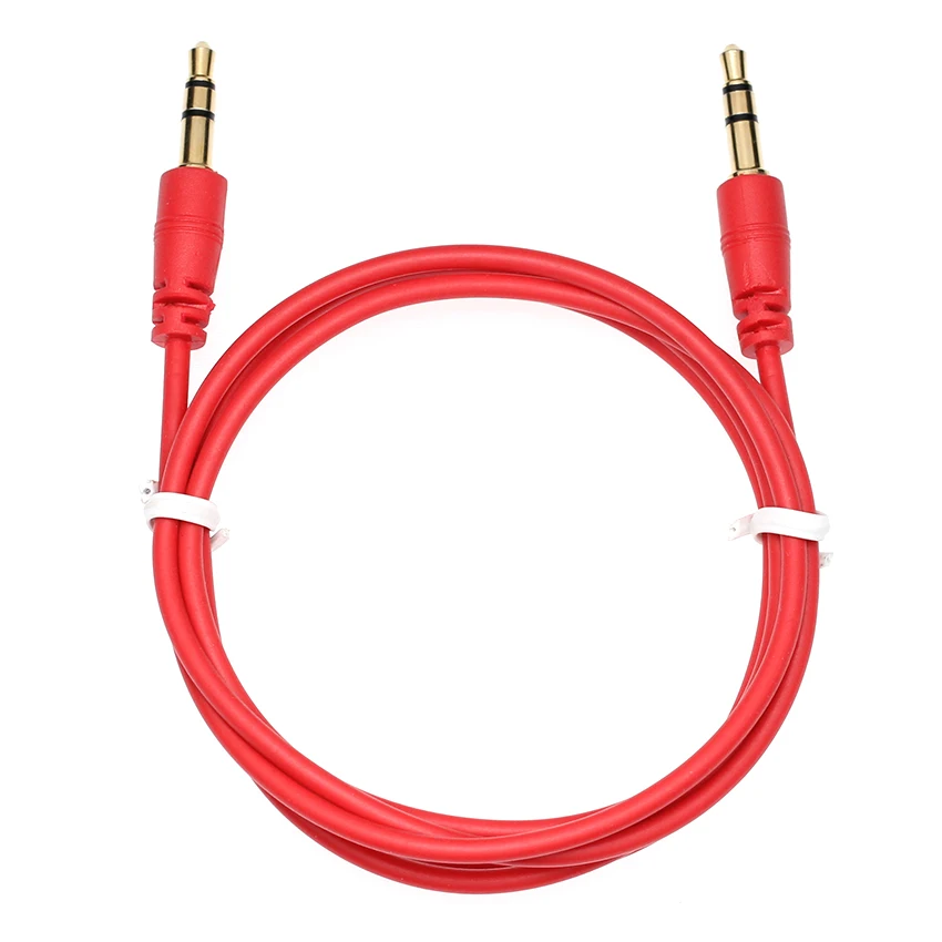 2018 3.5mm cheap Auxiliary Cable Audio Cable Male To Male round Aux