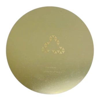 

ENERGETIC Round Heat Bed Delta Kossel 3D Printer Dia 240mm, Flex Spring Steel Buildplate with Pre-applied 0.125mm PEI Print Bed