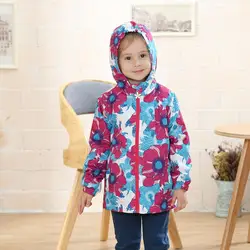 Новый Демисезонный Детское пальто детские непромокаемые и Непродуваемые куртки для девочек Детская верхняя одежда теплый флис для От 3 до