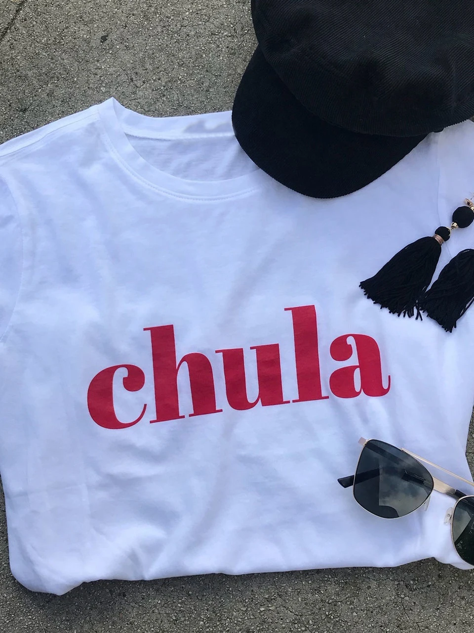 Новые футболки Chula Забавные Рубашки со слоганом рубашки для латины с принтом