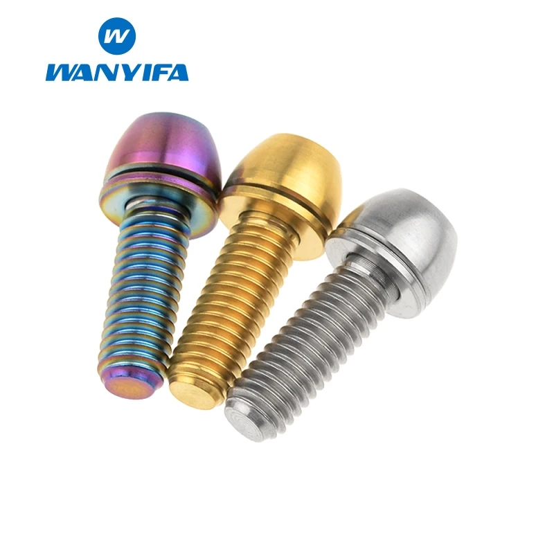 Ваньифа M6x18mm M6x20mm полукруглая головка с шайбой для велосипедного тормоза