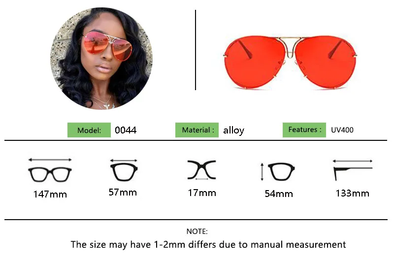 Мужские дизайнерские солнцезащитные очки знаменитые итальянские брендовые Ретро Черные тёмные очки для женщин негабаритные красные зеркальные очки пилота UV400