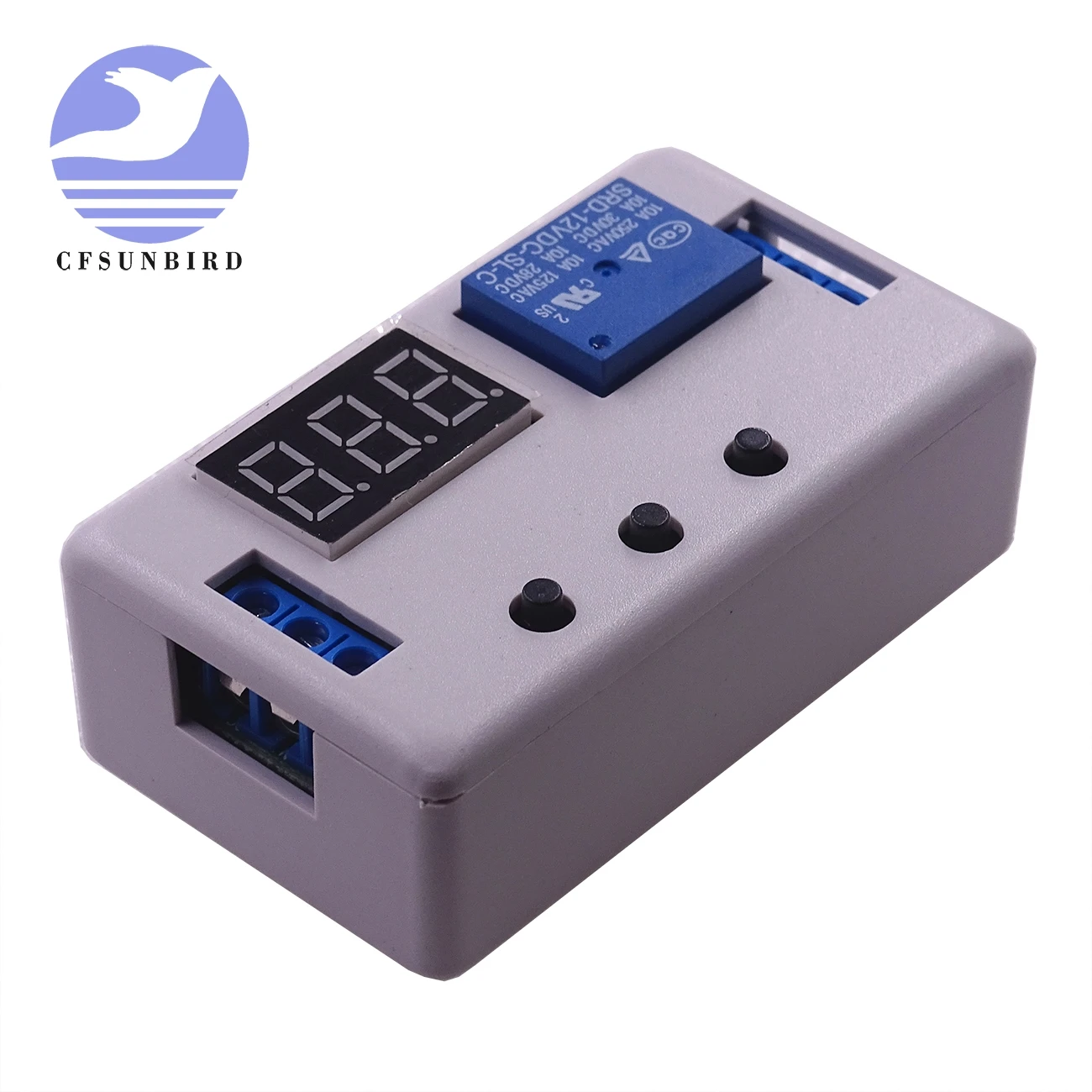 

DC 5V 12V One way relay module, time delay power off, disconnection, trigger delay, cycle timing circuit switch Car Smart Home